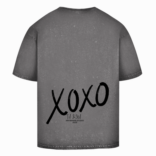 Oversize Washed T-Shirt XOXO
