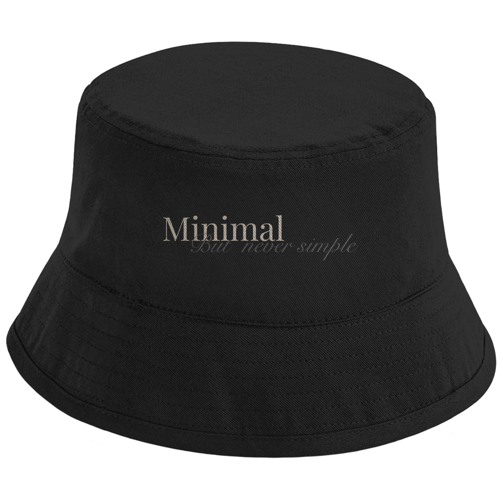 Bucket Hat Minimal but never simple