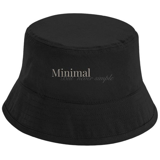 Bucket Hat Minimal but never simple