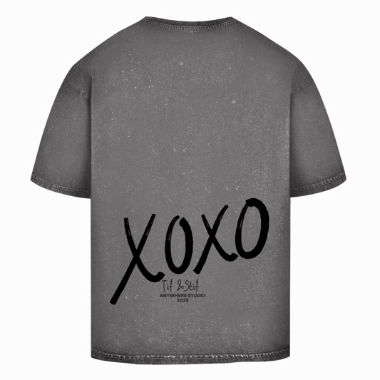 Oversize Washed T-Shirt XOXO