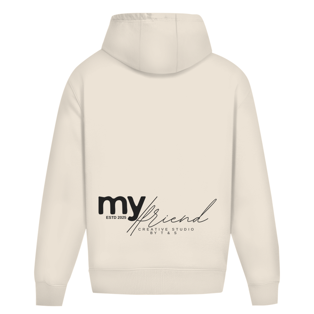 Oversize Hoodie Ohne Kordel My Friend