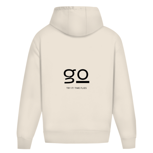Oversize Hoodie Ohne Kordel Go! Time flies
