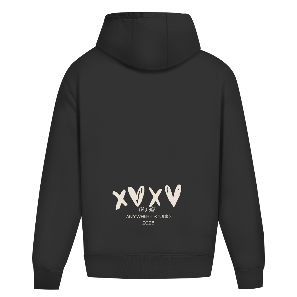 Oversize Hoodie Ohne Korde xoxo