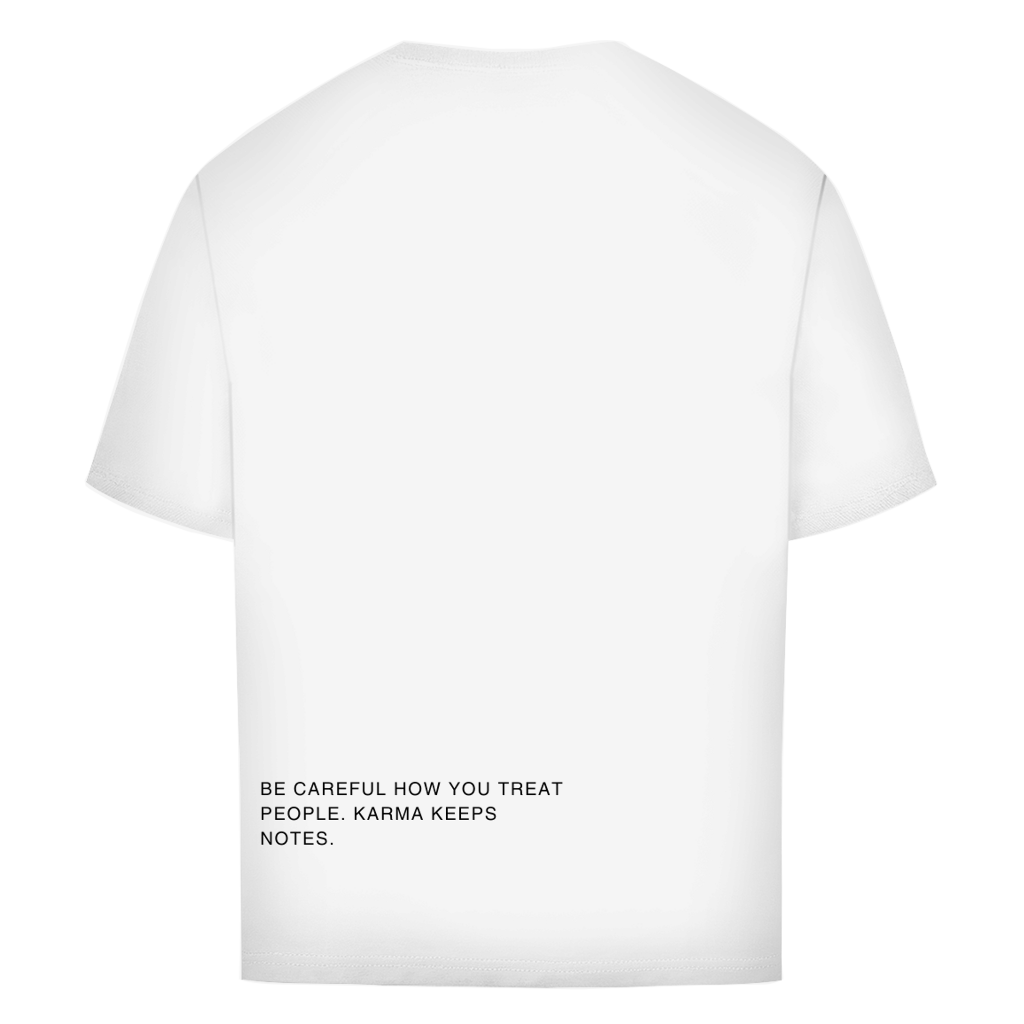 Oversize T-Shirt Karma keeps Notes