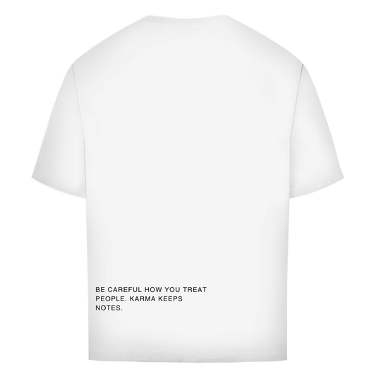 Oversize T-Shirt Karma keeps Notes