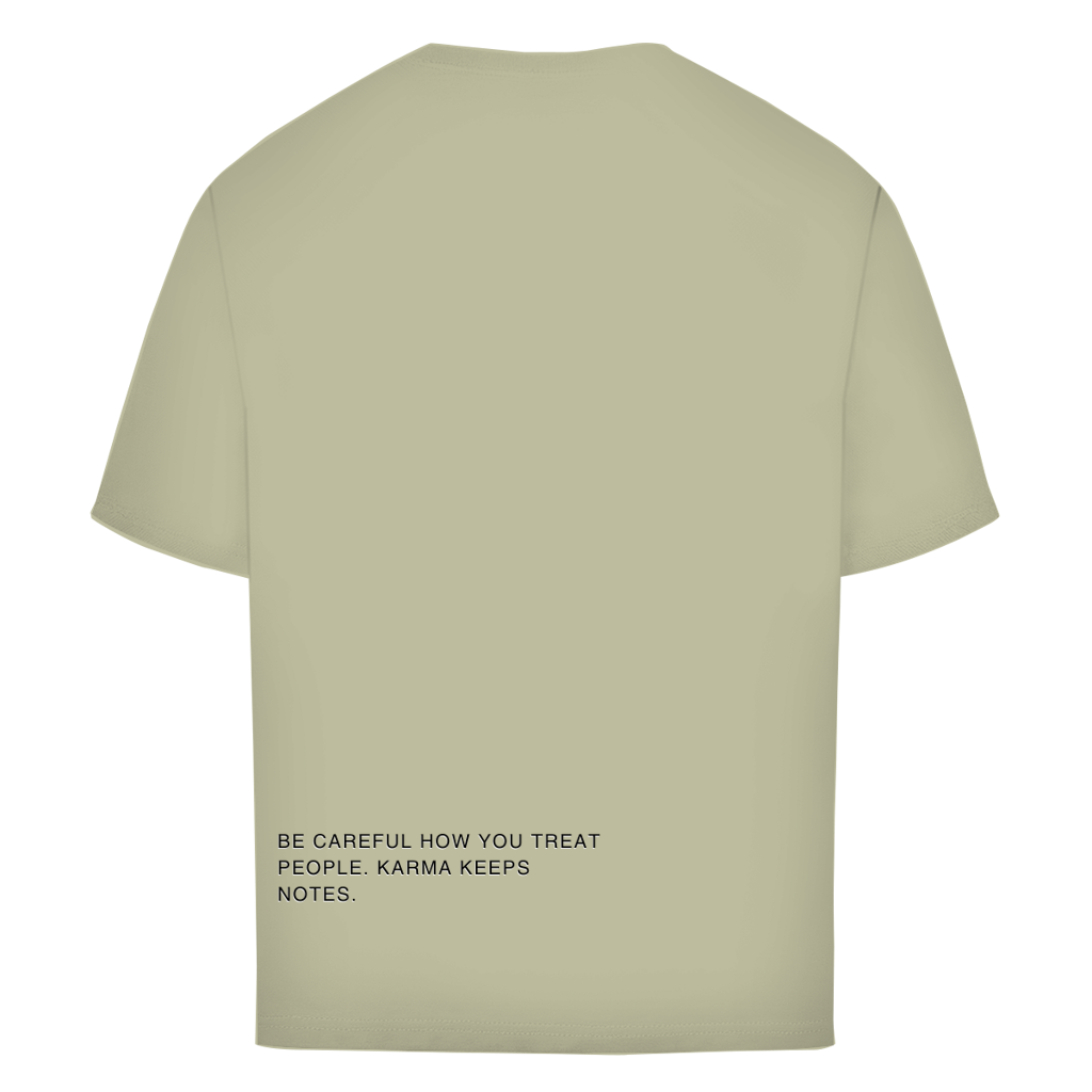 Oversize T-Shirt Karma keeps Notes