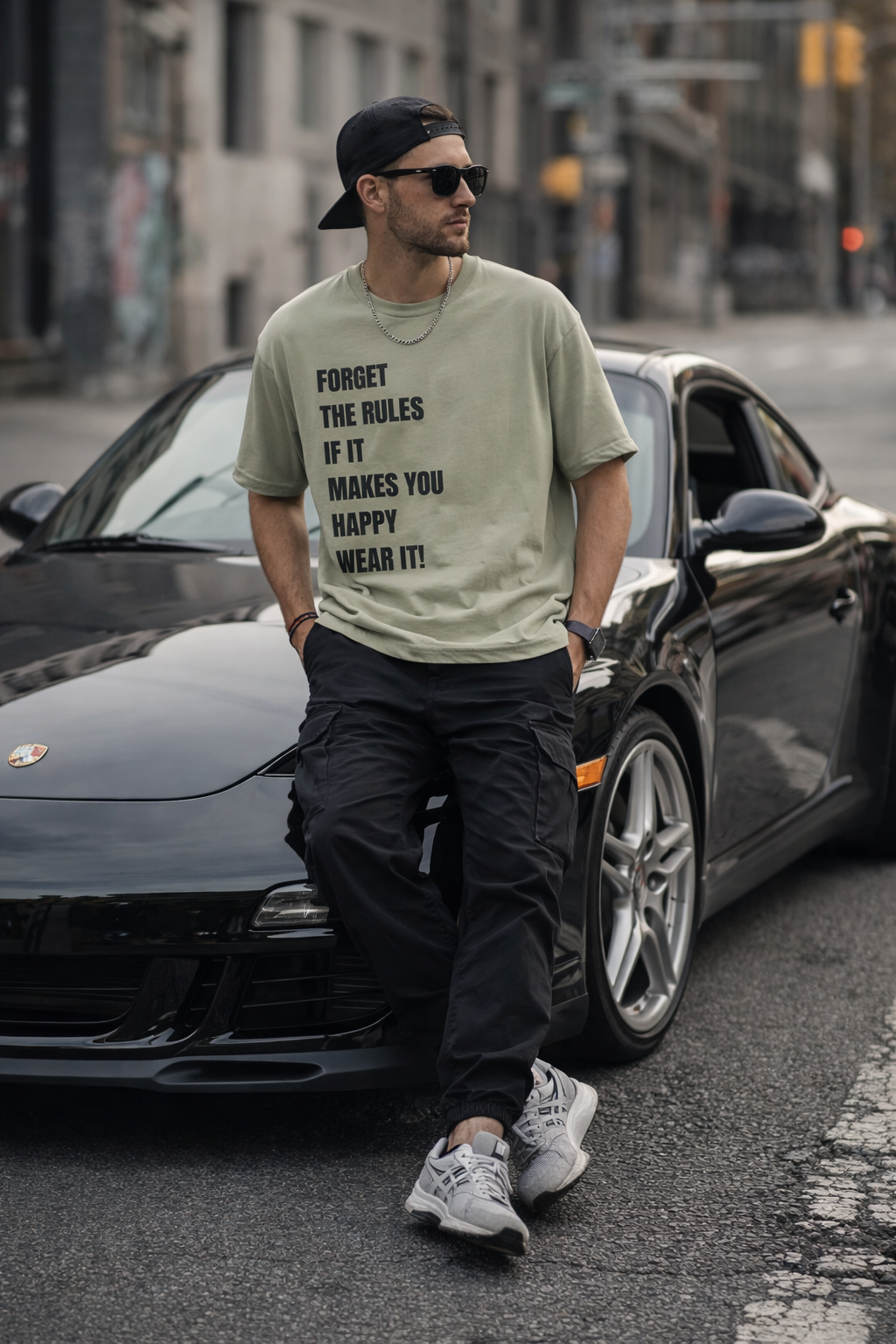 VACANCY Oversized Shirt Forget the Rules